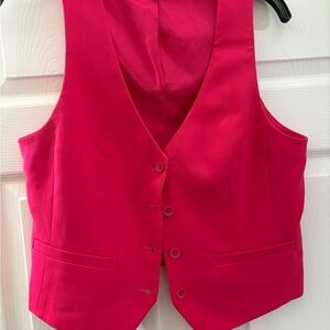 Express Pink Pantsuit Vest set